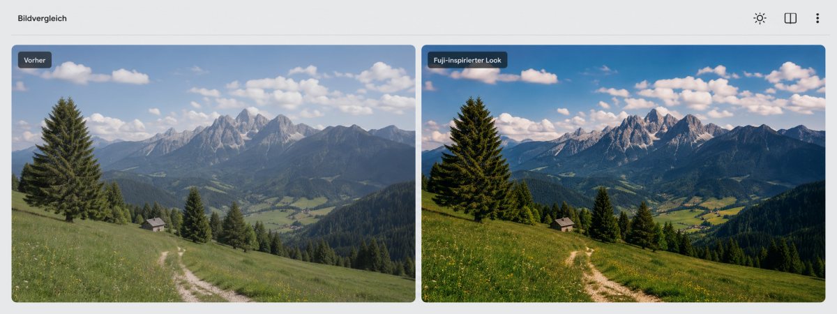Fuji-Filmlook mit Lightroom-Einstellungen erstellen