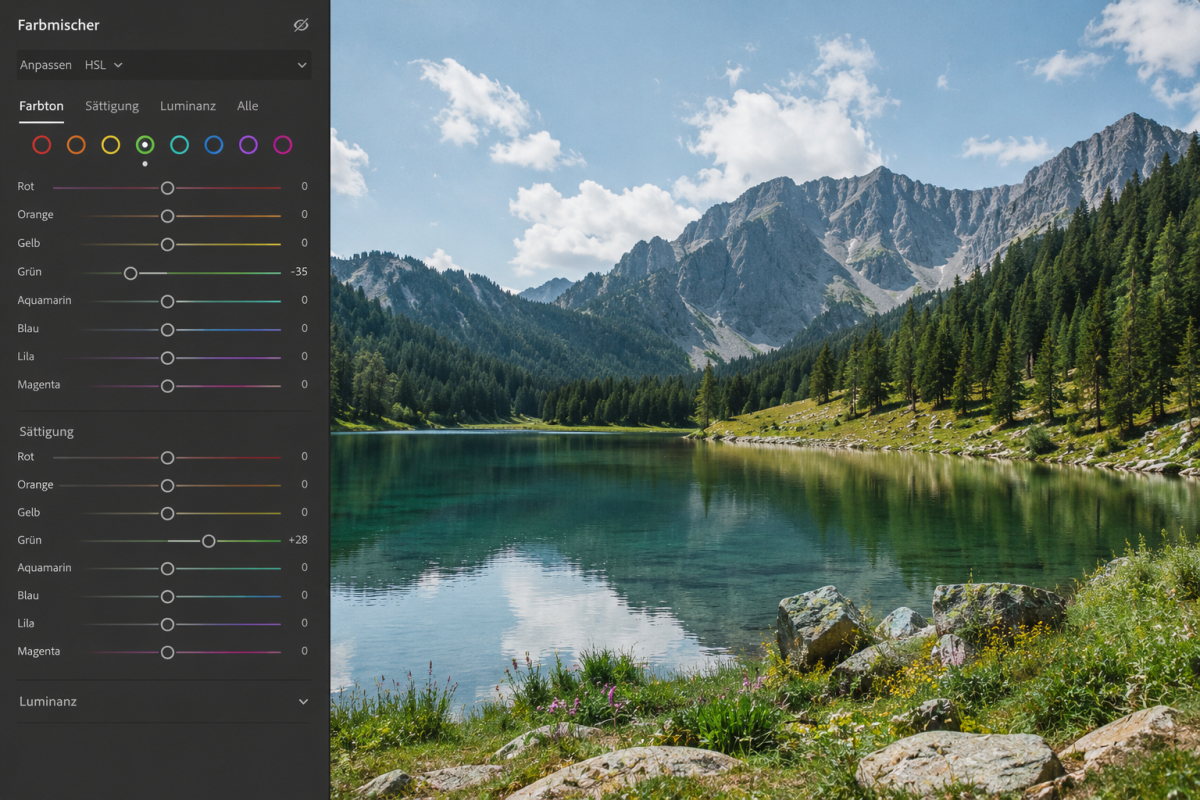Fuji-Filmlook mit Lightroom-Einstellungen erstellen