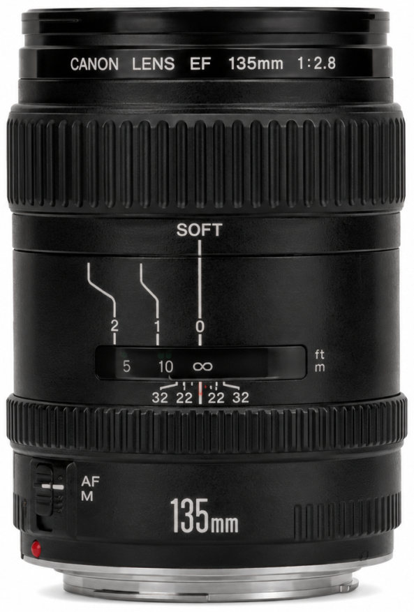 Canon EF 135mm f/2.8 Softfocus — technische Daten, Specs & Vergleich bei Raw-Presets
