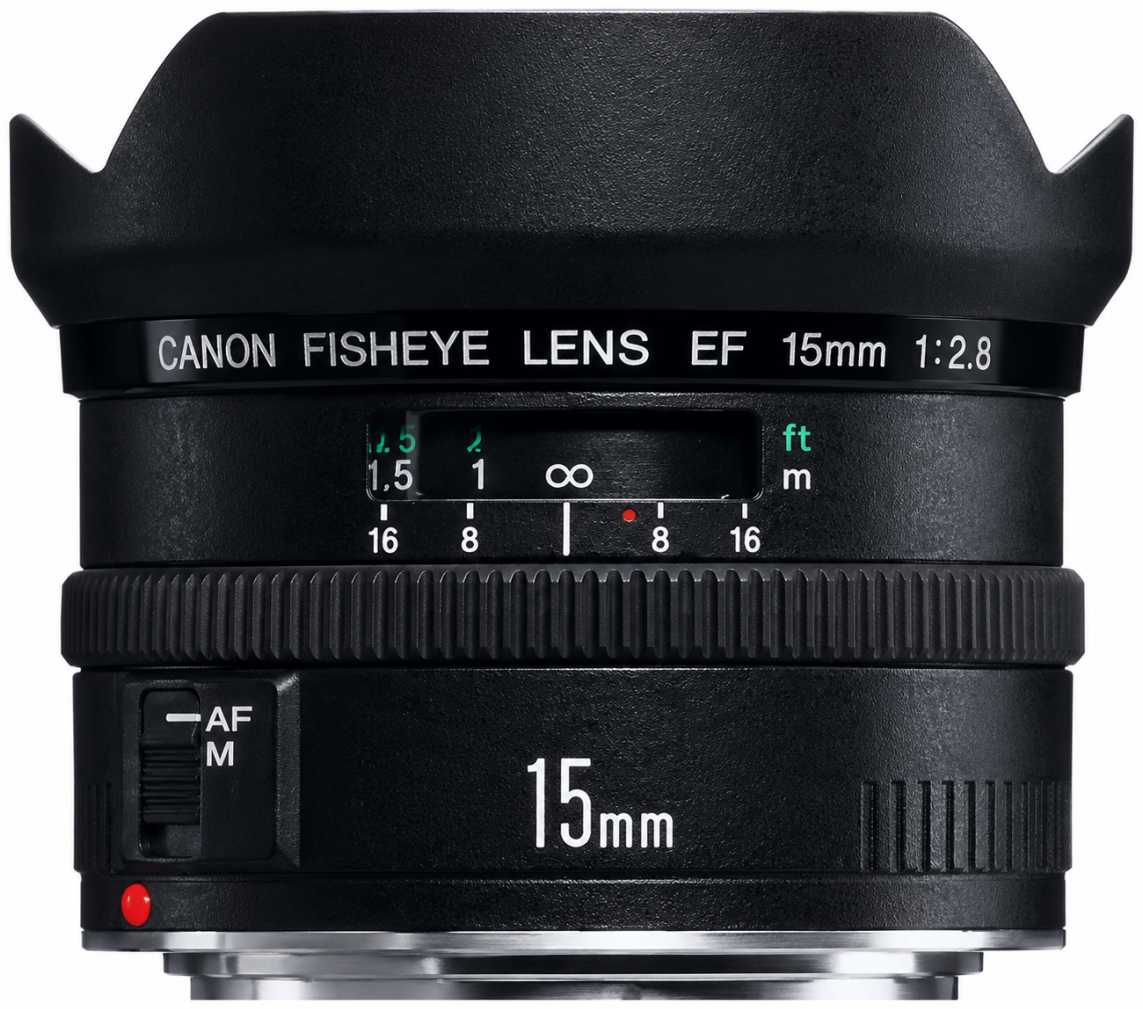 Canon EF 15mm f/2.8 Fisheye — technische Daten, Specs & Vergleich bei Raw-Presets