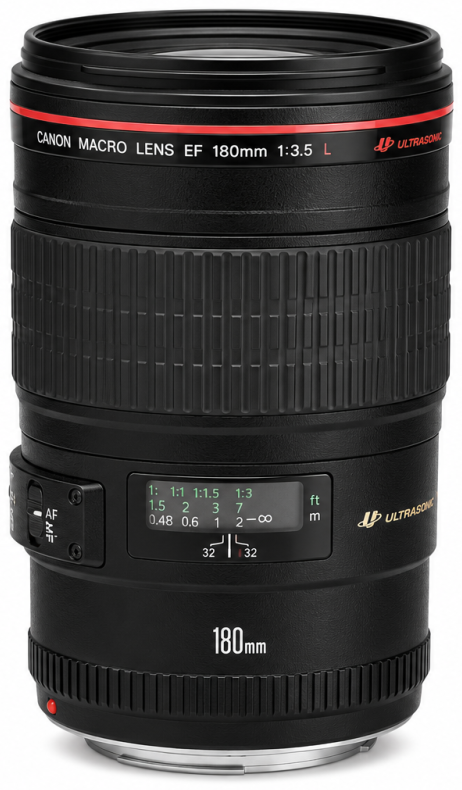 Canon EF 180mm f/3.5L Macro USM — technische Daten, Specs & Vergleich bei Raw-Presets