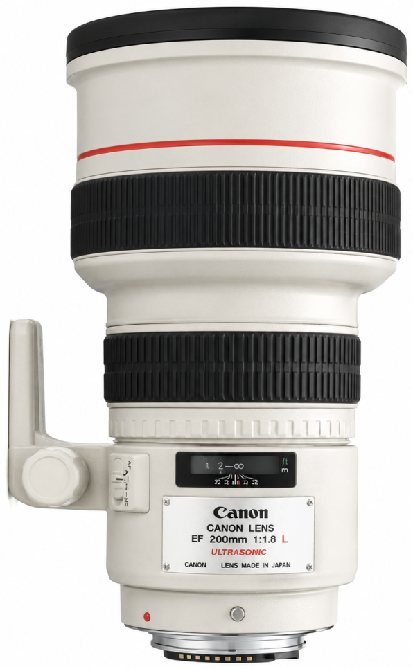 Canon EF 200mm f/1.8L USM — technische Daten, Specs & Vergleich bei Raw-Presets