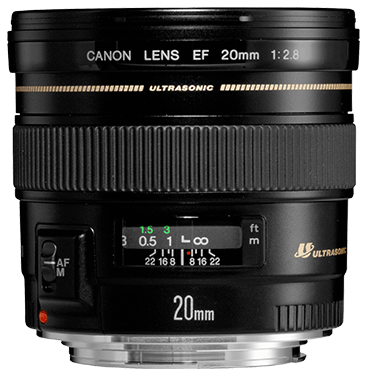 Canon EF 20mm f/2.8 USM — technische Daten, Specs & Vergleich bei Raw-Presets