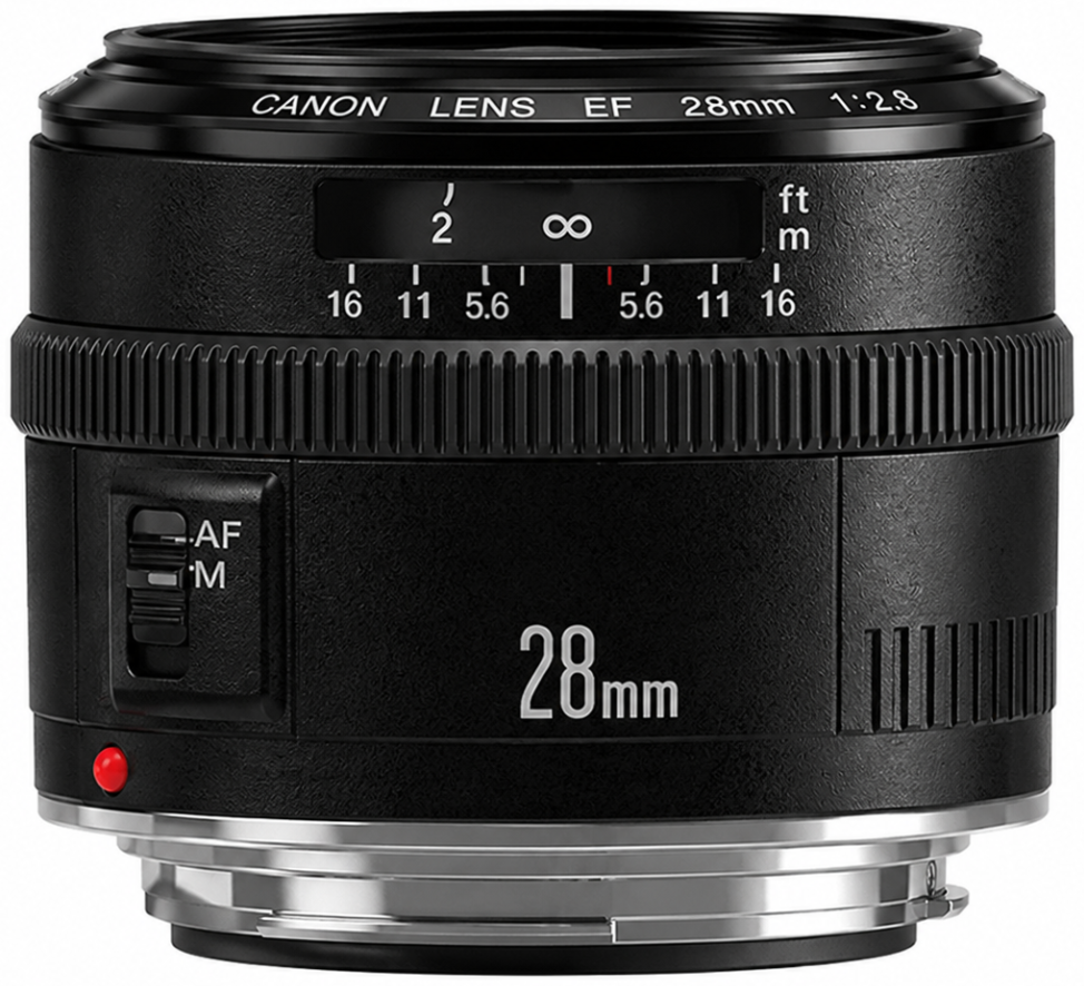 Canon EF 28mm f/2.8 — technische Daten, Specs & Vergleich bei Raw-Presets