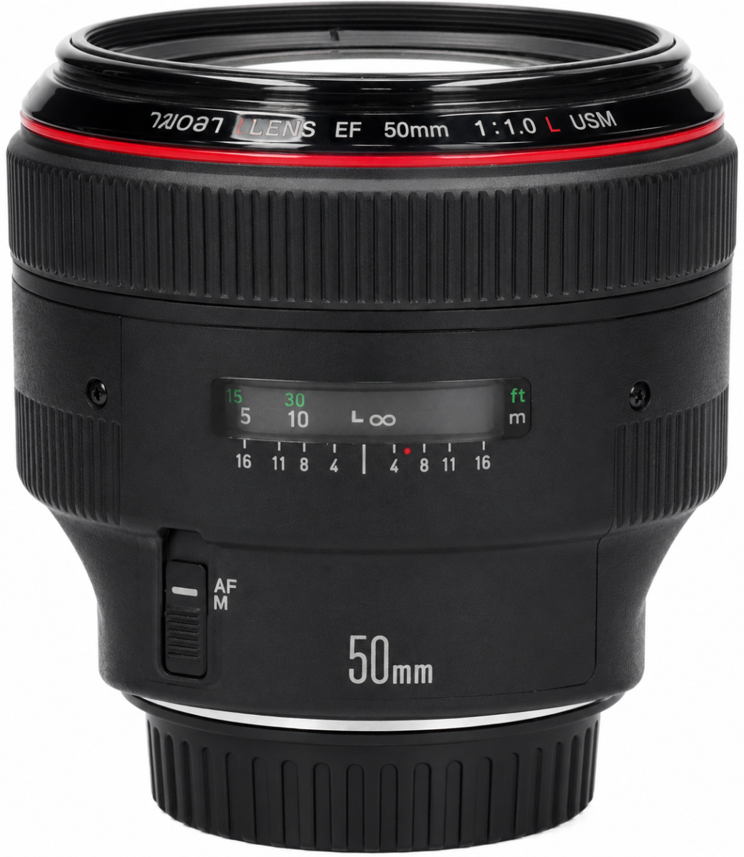 Canon EF 50mm f/1.0L USM — technische Daten, Specs & Vergleich bei Raw-Presets