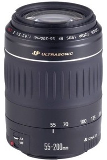 Canon EF 55-200mm f/4.5-5.6 II USM — technische Daten, Specs & Vergleich bei Raw-Presets