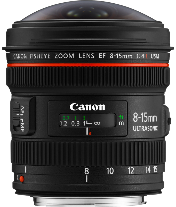 Canon EF 8-15mm f/4L Fisheye USM — technische Daten, Specs & Vergleich bei Raw-Presets
