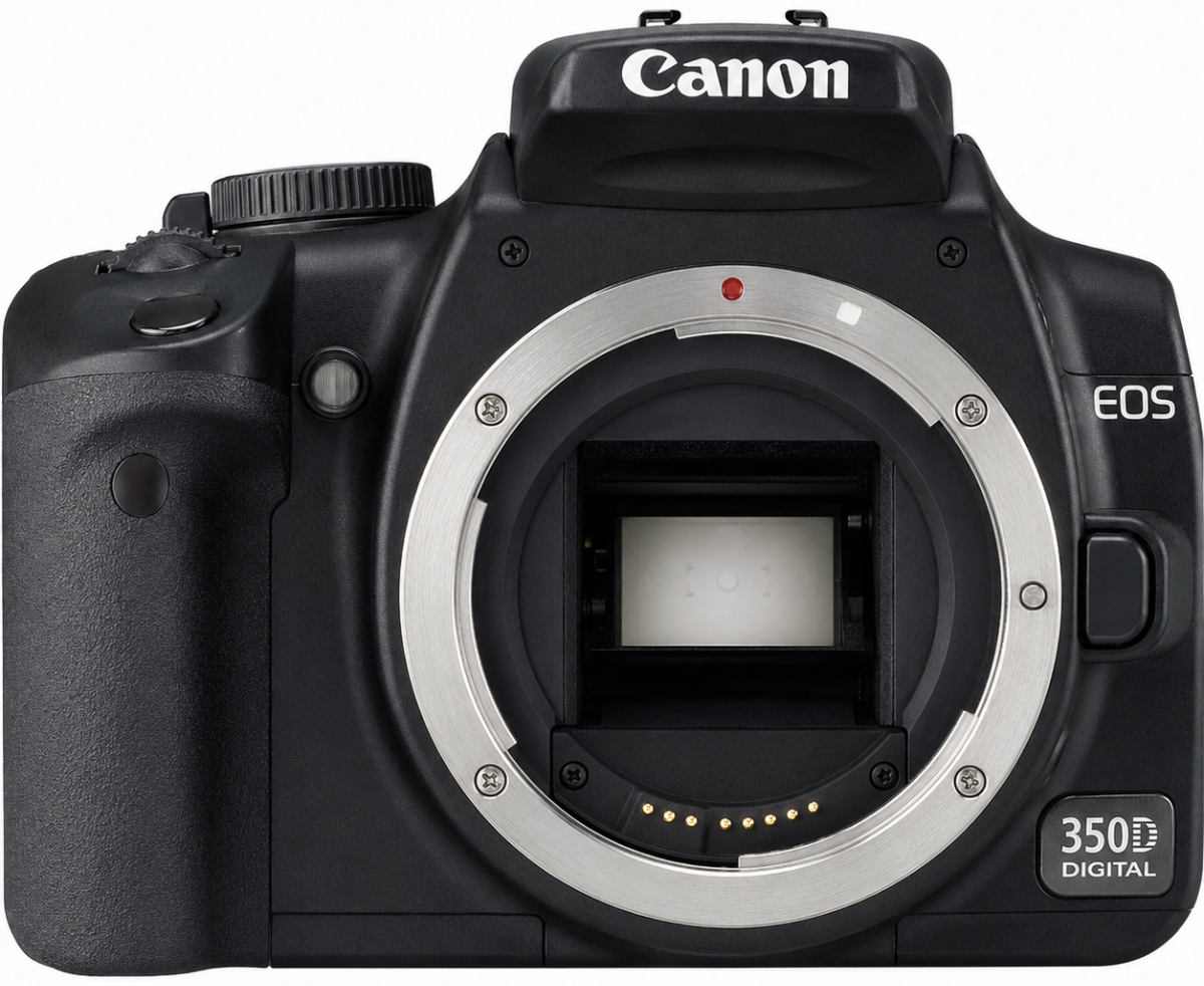 Canon EOS 350D — technische Daten, Specs & Vergleich bei Raw-Presets