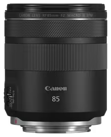 Canon RF 85mm F2 MACRO IS STM — technische Daten, Specs & Vergleich bei Raw-Presets