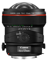 Canon TS-E 17mm f/4L — technische Daten, Specs & Vergleich bei Raw-Presets