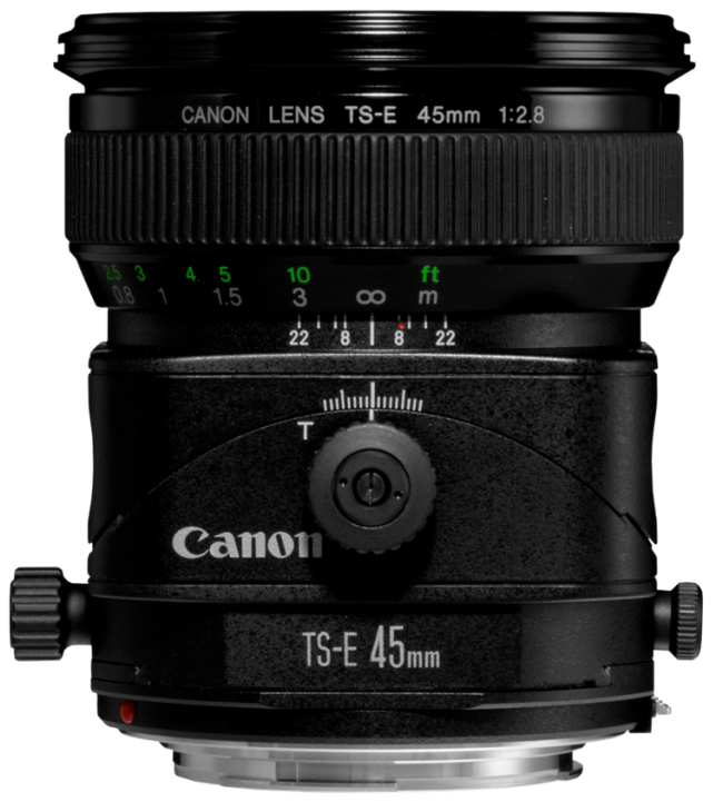 Canon TS-E 45mm f/2.8 — technische Daten, Specs & Vergleich bei Raw-Presets
