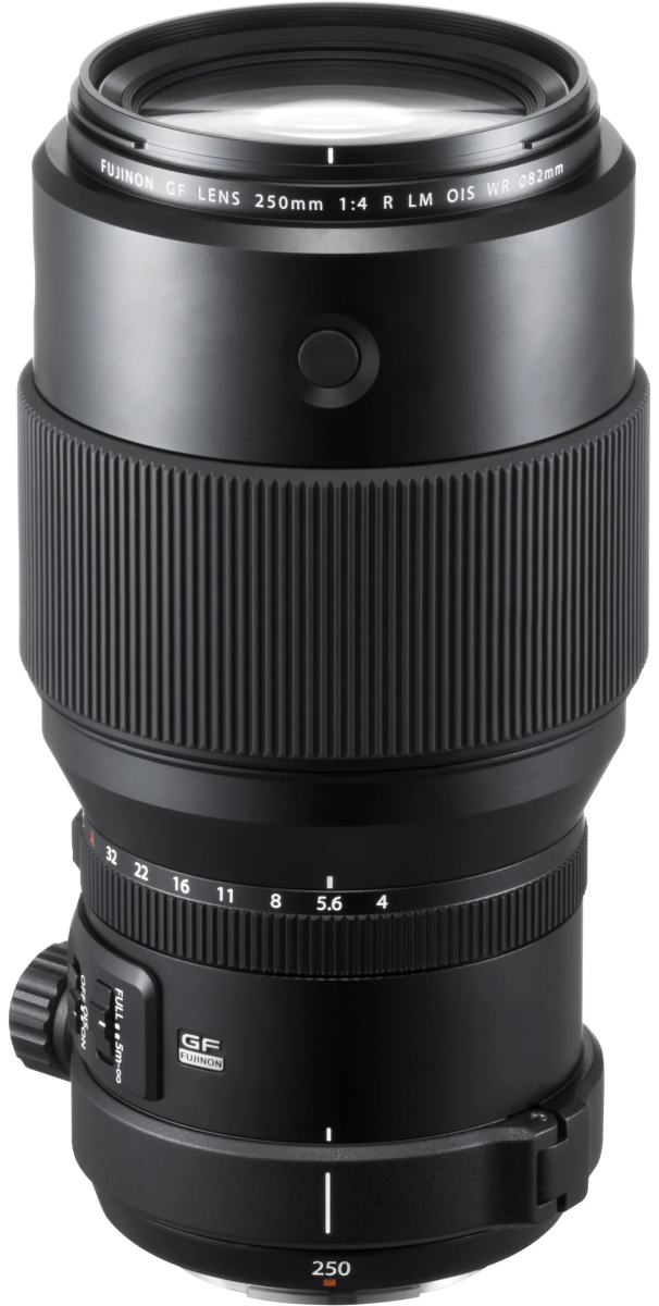 Fujifilm GF 250mm f/4 R LM OIS WR — technische Daten, Specs & Vergleich bei Raw-Presets