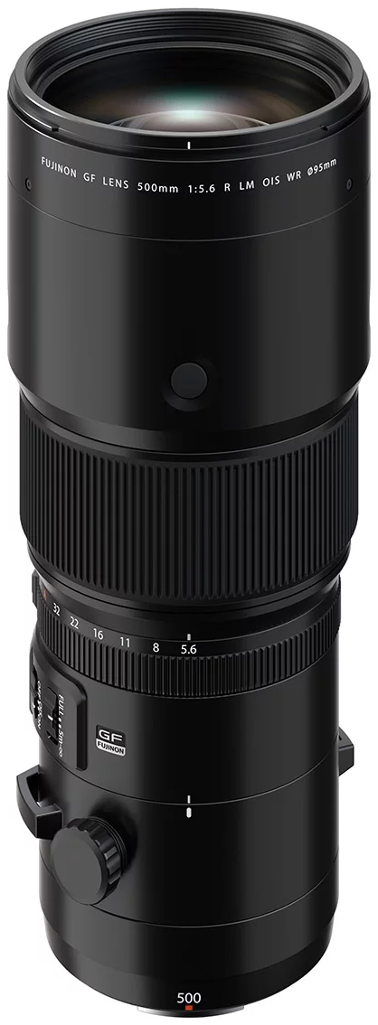 Fujifilm GF 500mm f/5.6 R LM OIS WR — technische Daten, Specs & Vergleich bei Raw-Presets