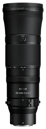 Nikkor Z 180-600mm f/5.6-6.3 VR — technische Daten, Specs & Vergleich bei Raw-Presets