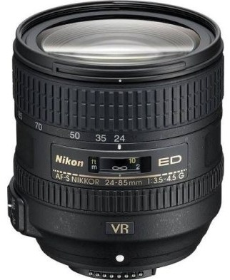 Nikon AF-S 24-85mm f/3.5-4.5G ED VR — technische Daten, Specs & Vergleich bei Raw-Presets