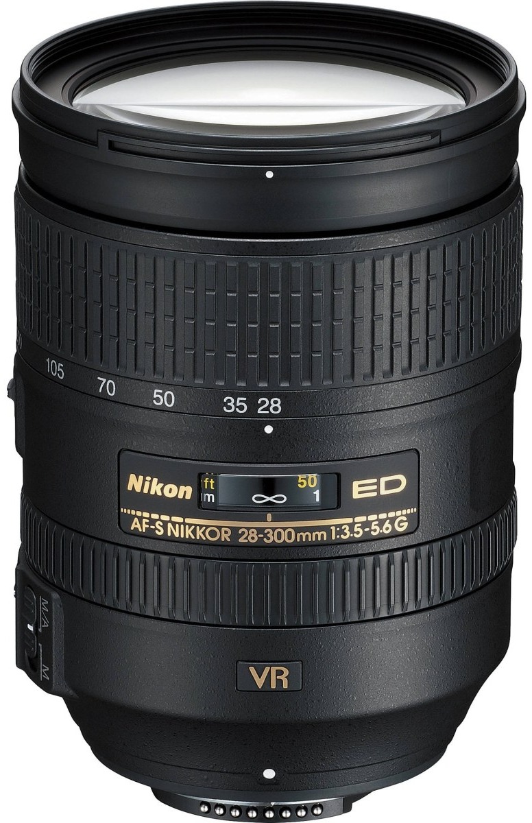 Nikon AF-S 28-300mm f/3.5-5.6G ED VR — technische Daten, Specs & Vergleich bei Raw-Presets