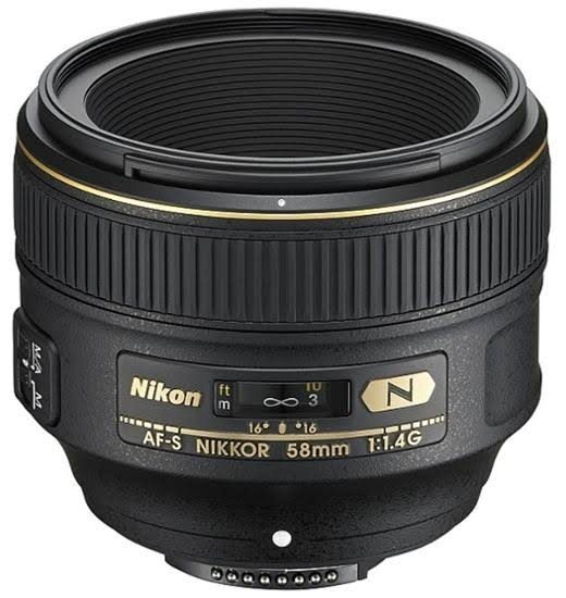Nikon AF-S 58mm f/1.4G — technische Daten, Specs & Vergleich bei Raw-Presets