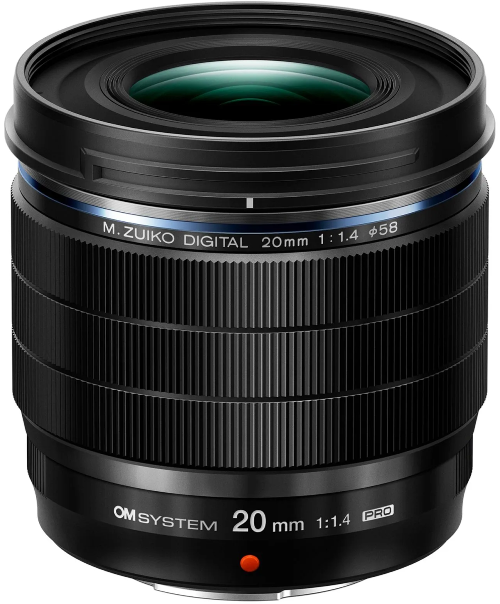OM System M.Zuiko 20mm f/1.4 PRO — technische Daten, Specs & Vergleich bei Raw-Presets