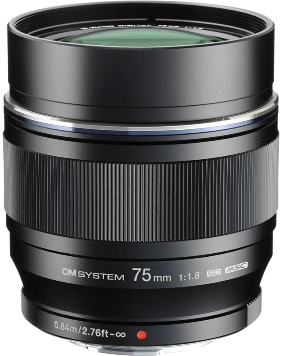 OM System M.Zuiko 75mm f/1.8 — technische Daten, Specs & Vergleich bei Raw-Presets