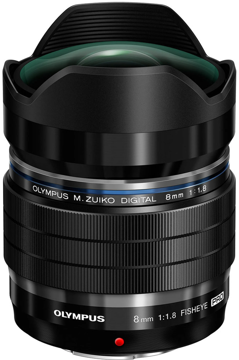 OM System M.Zuiko 8mm f/1.8 Fisheye PRO — technische Daten, Specs & Vergleich bei Raw-Presets