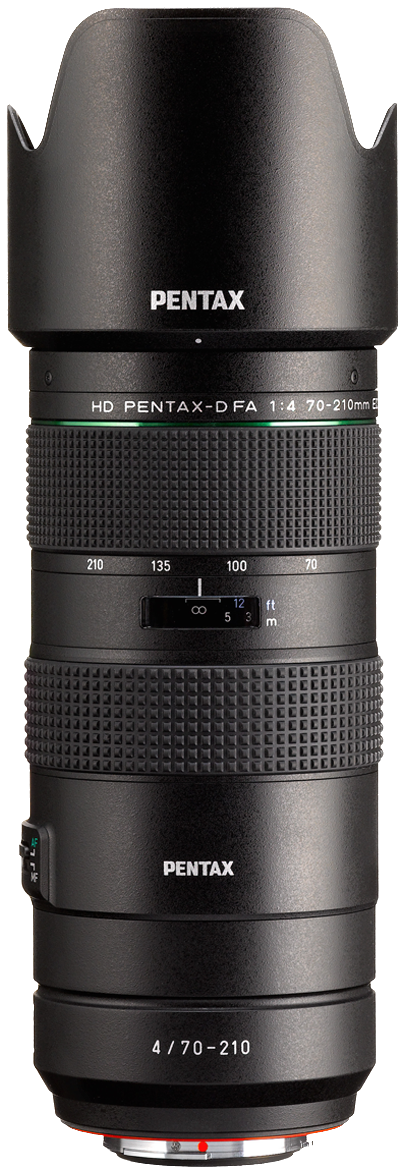 Pentax D-FA 70-210mm f/4 ED SDM WR — technische Daten, Specs & Vergleich bei Raw-Presets