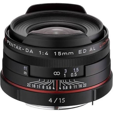 Pentax DA 15mm f/4 ED AL Limited — technische Daten, Specs & Vergleich bei Raw-Presets
