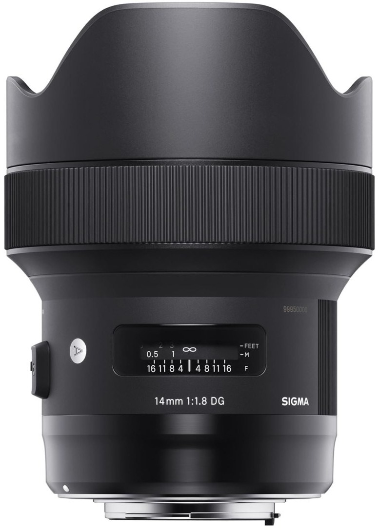 Sigma 14mm f/1.8 DG HSM Art — technische Daten, Specs & Vergleich bei Raw-Presets