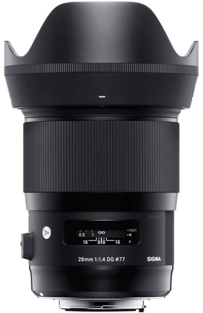 Sigma 28mm f/1.4 DG HSM Art — technische Daten, Specs & Vergleich bei Raw-Presets