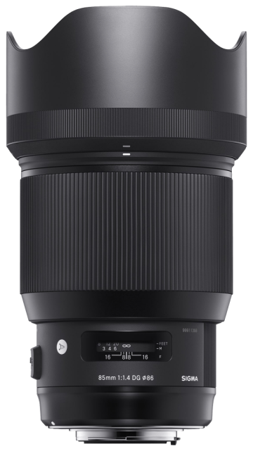 Sigma 85mm f/1.4 DG DN Art — technische Daten, Specs & Vergleich bei Raw-Presets
