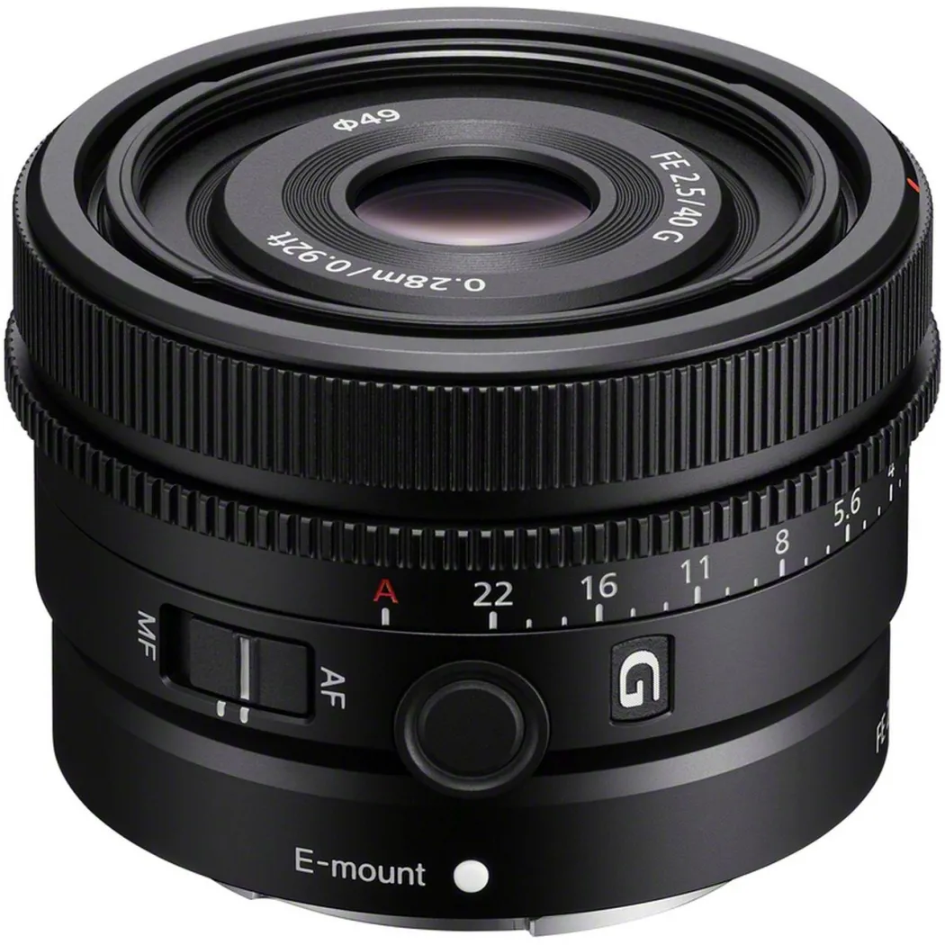 Sony FE 40mm f/2.5 G — technische Daten, Specs & Vergleich bei Raw-Presets
