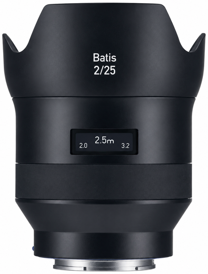 Zeiss Batis 25mm f/2 — technische Daten, Specs & Vergleich bei Raw-Presets